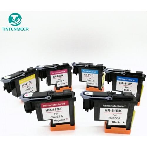 TINTENMEER Remanufactured print head 81 Compatible for hp 5000 5500 plotter printer printhead