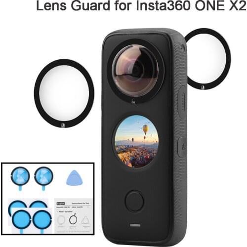 For Insta360 ONE X2 Lens Guard Protective Lens Cap Cover Anti-Collision Waterproof Protector Panoramic Camera Accessories