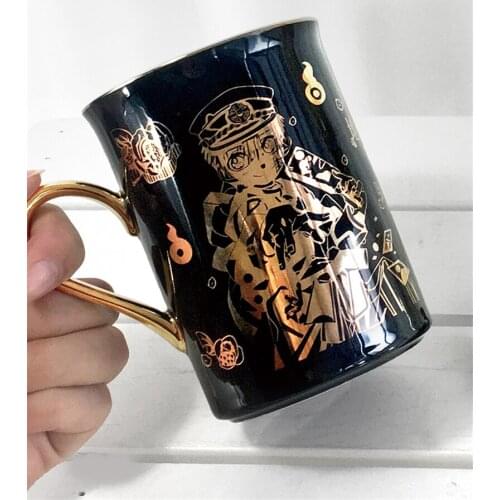 1pcs Japan Anime Cartoon Toilet-bound Hanako-kun Printed Coffee Water Mug Milk Cup Cosplay Prop Women Girl Gift