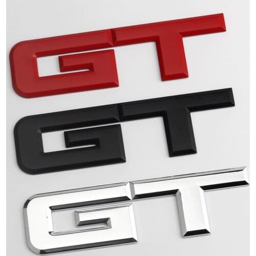 3d Gt Logo Car Sticker Fashion Car Decor Sticker For Ford Mustang Focus Mk 1 2 3 7 Mondeo Car Styling