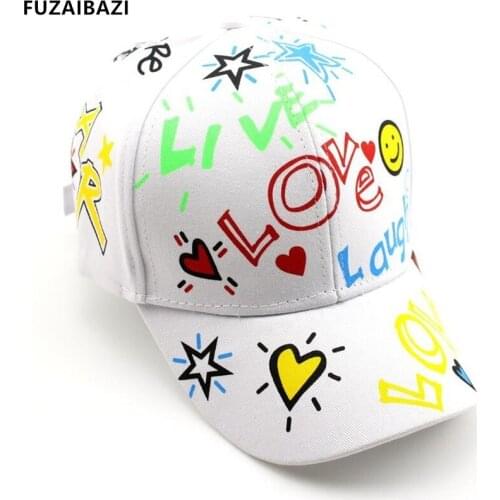 FUZAIBAZI Fashion Spring New Child Baseball Cap Adjustable Size Summer Outdoor Sports Sun Protection Trend Snapback Hat