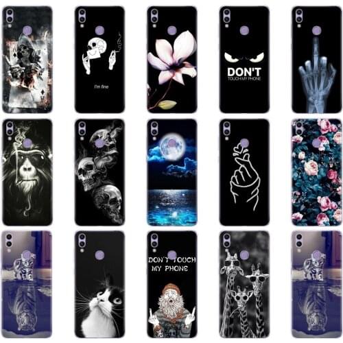 For huawei honor 8C Case 6.26'' inch Silicon Soft TPU Painting Back Phone Cover for huawei honor 8c Full Protection Coque Bumper