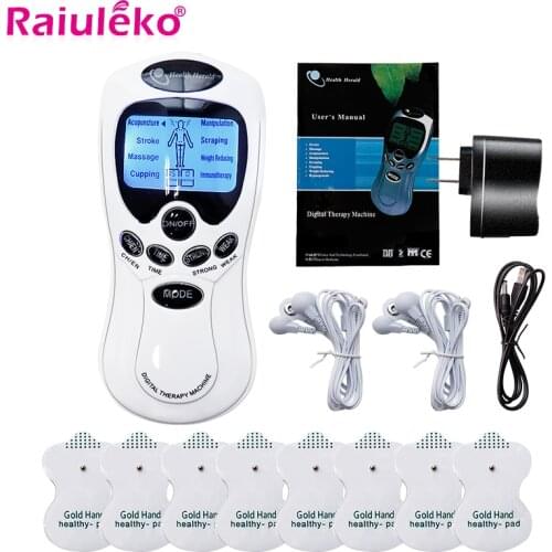 Electric Digital Relax Massager Full Body Muscle Stimulator Digital Physiotherapy Therapy Ems/Tens Acupuncture Therapy Machine