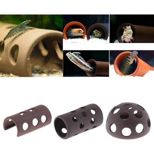 Tank Crockery Cave Hide House For Aquaqium Betta Shrimp