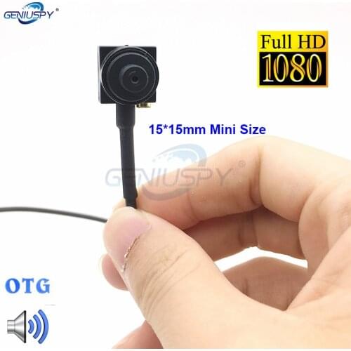 15*15mm Mini Size OTG Android 2MP 1080P Micro USB Camera With Audio1080P Mobile OTG USB Security Kamera For Mobile Phone