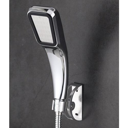 300 Hole Pressurized Shower Nozzle Square Hand Rain Shower Head Water-saving Water Heater Shower Nozzle Bathroom Shower System