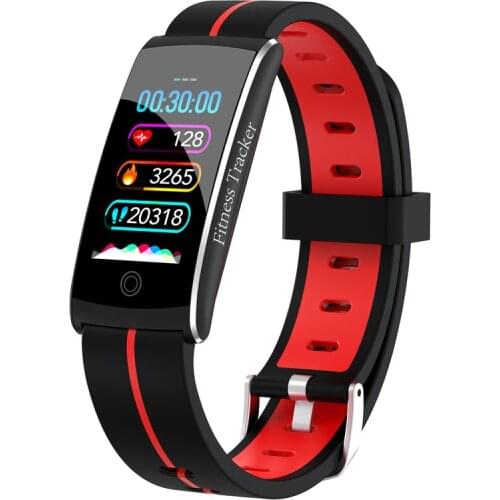 New Color LCD Smart Bracelet Heart Rate Blood Pressure Sleep Monitoring Pedometer IP68 Waterproof Smart Wristband