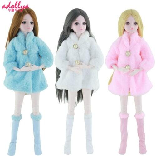 Adollya Doll Shoes Fashion Boots DIY Toys For Girls 1/3 BJD Shoes For Dolls Accessories For Dolls Leather Bootses Christmas Gift