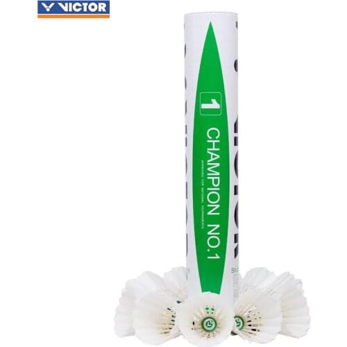 Wholesale Victor Champion No.1 The Highest Level Shuttlecock Badminton Duck Feather Shuttlecock 100% Genuine