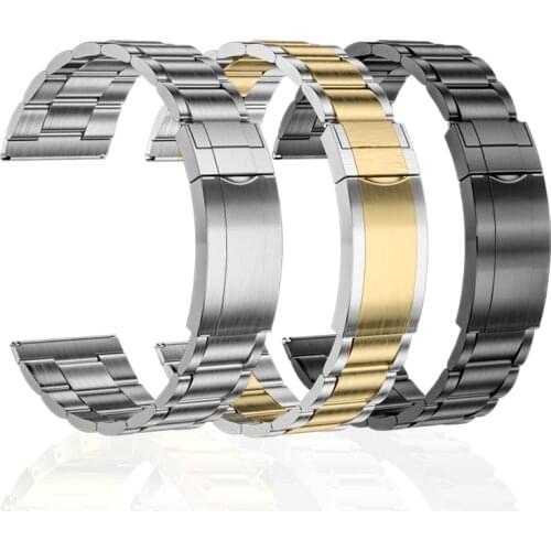 22mm Metal Strap For HUAWEI Watch GT 2 pro 2e HONOR Magic Watch 2 SE For Samsung Galaxy Watch 46mm /Galaxy watch 3 45mm Gear s3