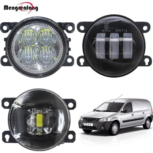 LED Fog Light Assembly For Dacia Logan 2004-2015 Car Front Bumper Fog Lamp Daytime Running Light DRL H11 12V