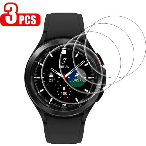 3PCS Tempered Glass Screen Protector for Samsung Galaxy Watch 4 Classic 46mm 42mm Protective Film for Galaxy Watch4 40mm 44mm