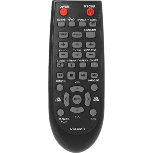 Replacement Remote Controller for samsung AH59-02547B HW-F450 HWF450 Soundbar A6HE