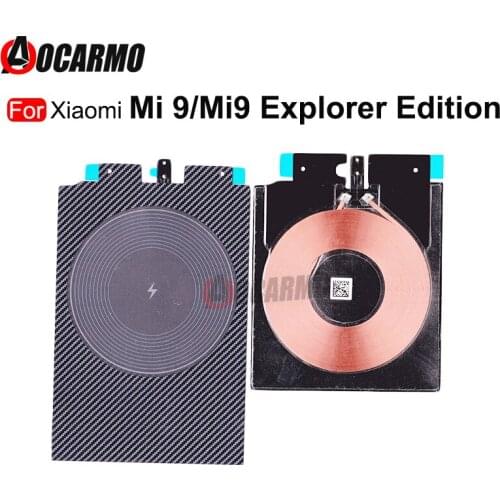 1Pcs For Xiaomi 9 Mi 9 Explorer Transparent Edition Charger Wireless Charging Induction Coil NFC Module Flex Cable Replacement