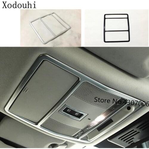 Car Styling Stick Cover Front Head Read Reading Switch Button Light Lamp Frame For Jaguar F-PACE F Pace 2016 2017 2018 2019 2020