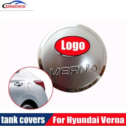 Car Styling Refitting Oil For Hyundai Verna Refit Special Fuel Tank Cap tank Cover Sticker Trim Accessories