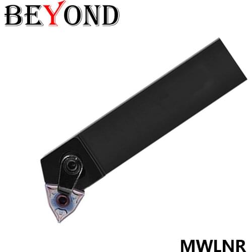 BEYOND MWLNR MWLNR2020K08 MWLNR2525M08 Lathe Tools Boring Bar CNC External Turning Holder Carbide Inserts MWLNR1616H08 MWLNR2020