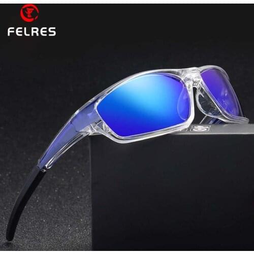 FELRES Men Polarized Sport UV400 Sunglasses Outdoor Driving Cycling Fishing Glasses