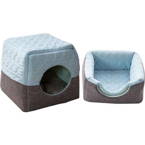 Cat Litter Can Be Used In Four Seasons Cat House House Small Kennel Mat Foldable One Litter Dual Purpose Pet Supplies Pets Beds