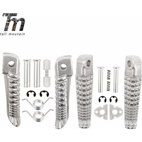 Motorcycle Front&Rear Footrests Motor Foot Pegs Pedal For Suzuki GSXR 600 750 1000 K1 k2 K3 K4 K5 K6 K7 K8 K9 K10 K11