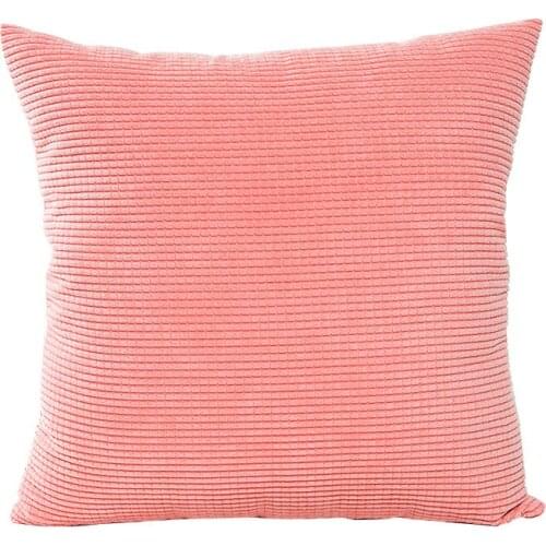 Simple home style corduroy cushion covers 45*45cm no core decoration maison cushion pillow covers almofada for sofa X98