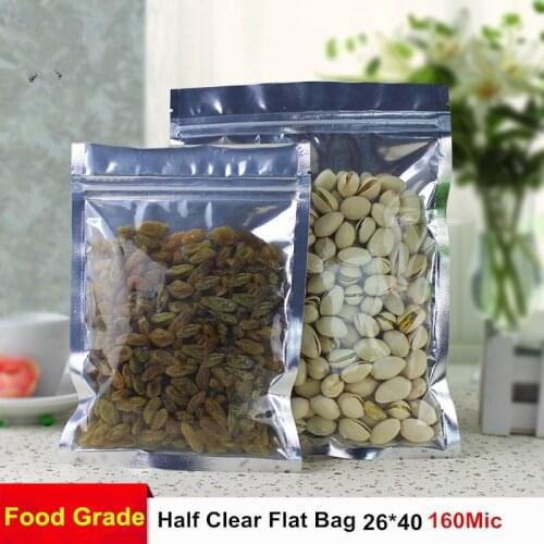 26*40cm Aluminum Foil Self-sealing Food Stand Bag,Lucifuge Bag,Dried Fruit Zipper Bag,Electrical Parts Packaging Bag