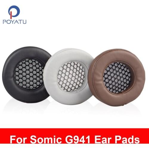 POYATU Repair Parts Replacement Ear Pads For Somic G941 Earpads Headphone Ear Pads Leather Earmuff Cushion Cover Accessories