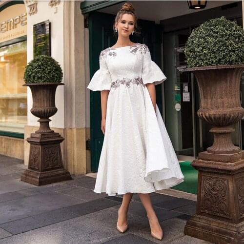 UZN Women's Evening Dresses Below The Knee