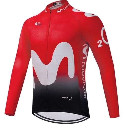 2022 Movistar Cycling Jersey Set Long Sleeve Breathable MTB Bike Clothes Wear Bicycle Cycling Clothing Ropa Maillot Ciclismo