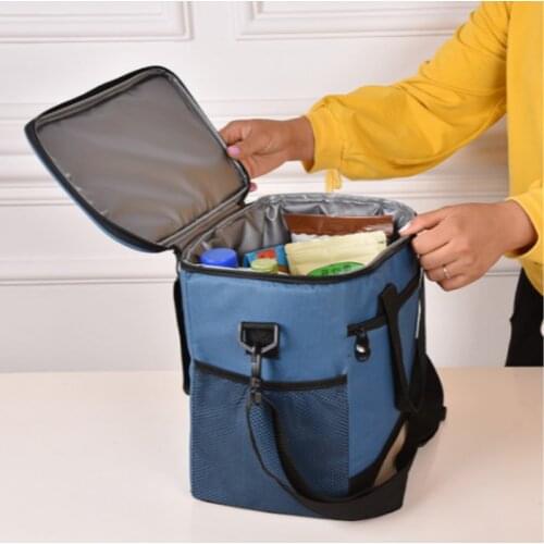 Large Capacity Lunch Bag Waterproof Insulated Thermal Bag For Women Men Food Picnic Container Lunch Box