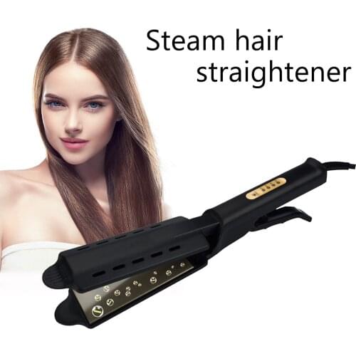 Hair Straightener 4 Gears Fast Heating Adjustment Ceramic Tourmaline Ionic Flat Iron Professional Straightening Irons