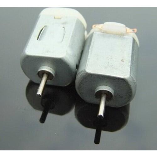 Mini 130 DC Motor High Speed Strong Magnetic DC 3V-6V 20000RPM for Tiny Four Wheel Car Drive Robot Toys Hobbies 0.12A 3.7V 4.2V