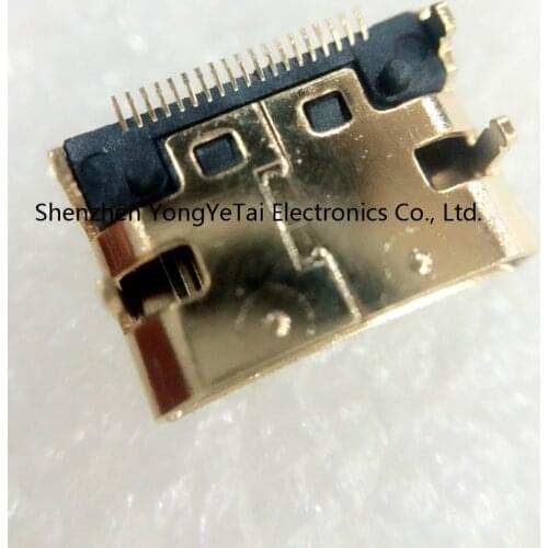 Gold-plated Mini HDMI 19P SMD piece MINI HD female seat C-type high-definition interface USB Tablet PC