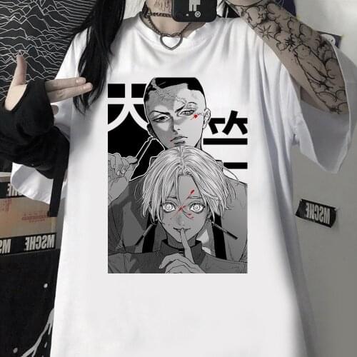 Funny Anime Graphic Tshirt Tokyo Revengers Friend Cartoon T-Shirt Casual Streetwear Oversized T Shirts Fashion Men Women Top