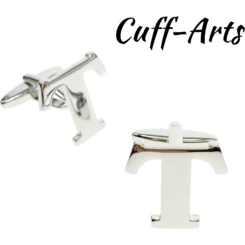 Cuffarts DIY Letters Cufflinks A-Z Alphabet Cuff links Personality Mix&Match Choose 2 Different Letters For Initials C10090