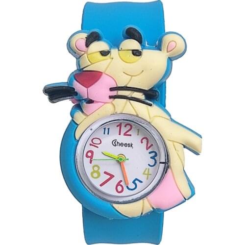 Pink Panther childrens watches kids Clock student children boy girl gift 3D Mouse watch men silicone child watch Reloj infantil