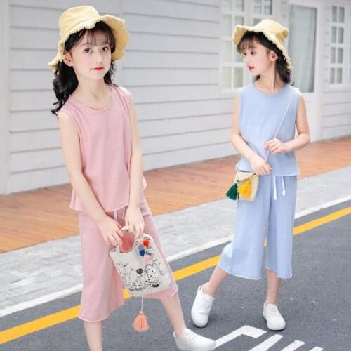 2019 new summer Girls Kids Fashion short sleeve + shorts two pieces comfortable cute baby Clothes Children Clothing