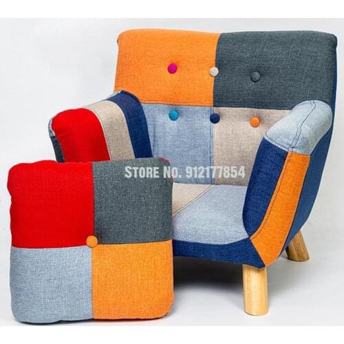 Childrens sofa boy baby sofa chair baby girl lazy reading seat child fabric cute small sofa