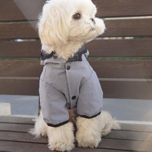 Pets Cat Dog Raincoats Reflective Rain Coat Outdoor Breathable Portable Hooded Poncho Waterproof Jacket Puppy Clothes