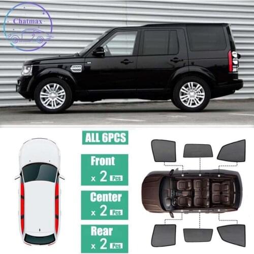 For Land Rover Discovery 4 2005-2016 Window Sunshade UV Protection Ray Blocking Mesh Laser Block Black Net Yarn