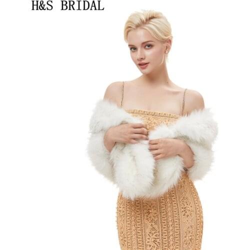 Свадебные меховые накидки H&S BRIDAL China At AliExpress
