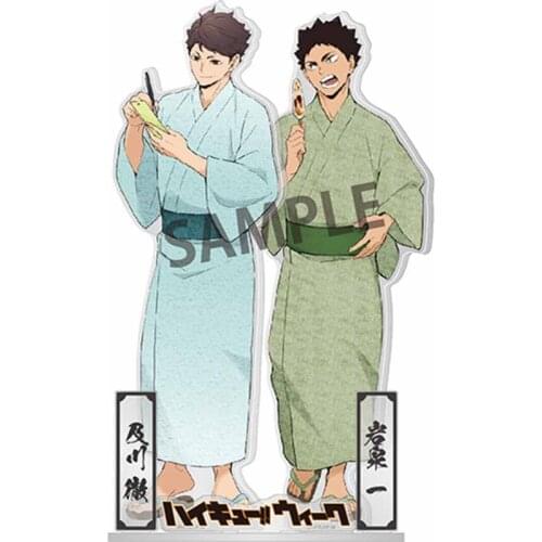 Haikyuu Hinata Shoyo Sugawara Koushi Tobio Kageyama Acrylic Stand Figure Collection Anime Model Toy Gifts Desk Decor Cosplay