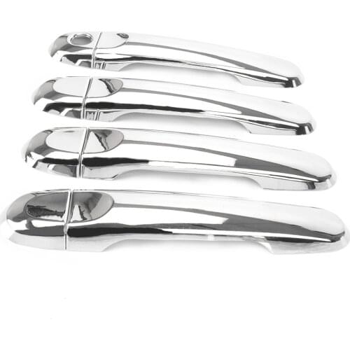 Chrome Car Door Outside Handles Cover Molding Trim Handle Cover For Nissan Sunny Versa 2014 2015 2016