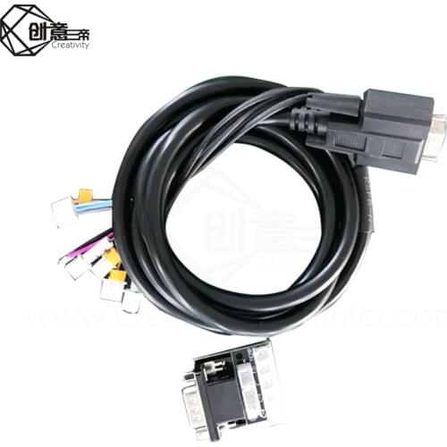 Creativity 3D printer integrated extrusion/nozzle heating/temperature Control, Using VGA signal cable transmission Motherboard
