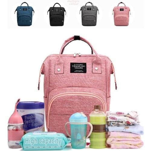 Baby bottle insulation backpack Mummy Bag mothers go out play with their babies they are all using large capacity and portable
