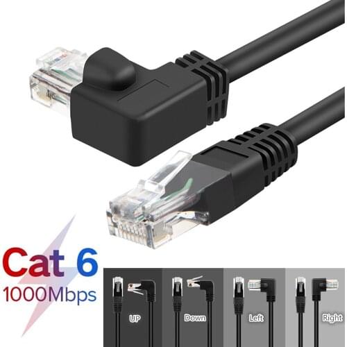 1m/1.8m/3M/CAT6 1000Mbps RJ45 Ethernet Cables 8Pin Connector Ethernet Internet Network Cable Cord Wire Line Blue Rj 45 Lan CAT6