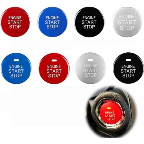 Car Start Stop Engine Switch Button Trim Fit for Toyota Highlander Sienna Verso Land Cruiser Prado 120 Fortuner Aygo Chr Gt86