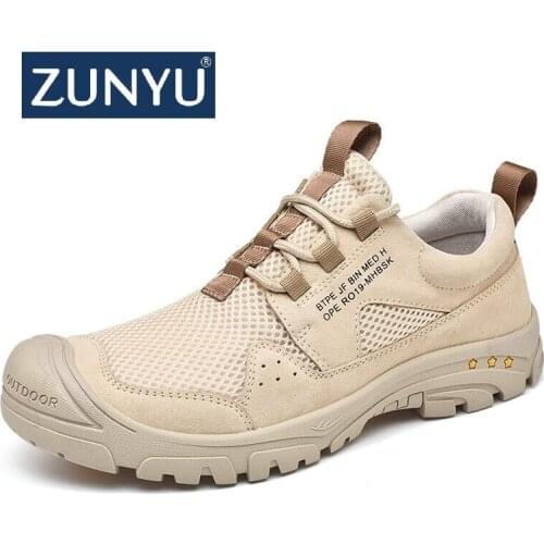 ZUNYU New Summer Men Sneakers Fashion Spring Outdoor MenS Shoes Men Casual Shoes Comfortable Mesh Loafers Shoes Size 38-46