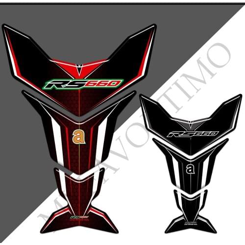 Motorcycle TankPad Logo For Aprilia RS660 RS 660 Fairing Fender Stickers Decals Gas Oil Fuel Tank Pad Protector Protective