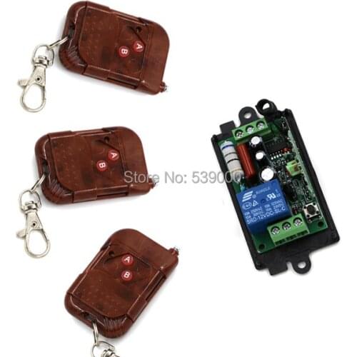 AC 110V 220v 1CH wireless RF Remote Control Switch Transmitter+ Receiver Free shipping